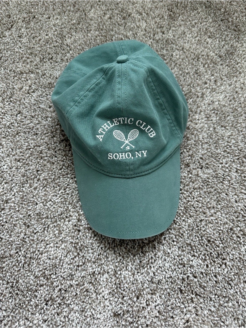 Abercrombie & Fitch Green Athletic Club Baseball Cap